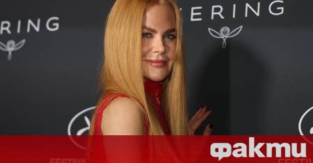 Никол Кидман изглежда вече е преодоляла раздялата със съпруга си