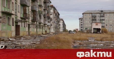 Руският град Воркута прилича на призрачно селище Около 2000 души