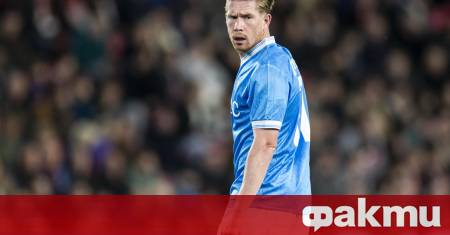 Белгийската футболна звезда Кевин де Бройне който защитава цветовете на