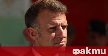 Френският президент Еманюел Макрон който е на посещение в Германия