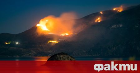 Значително увеличение на горските пожари в Гърция се отчита през