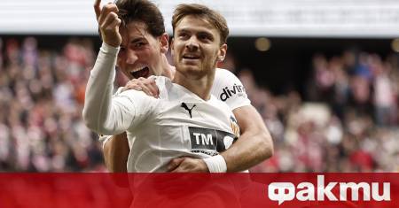 Валенсия си осигури място сред най добрите осем в турнира