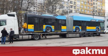 Два нови тролейбуса от общо 30, които Столична община закупува