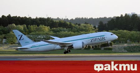 Японска нискотарифна авиокомпания Зипеър Zipair обяви че ще смени своето