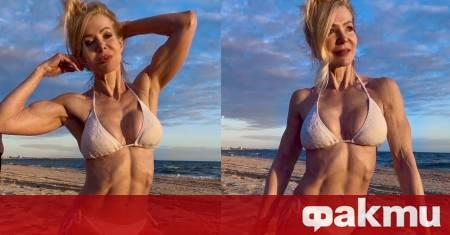 Горещата 65 годишна Лесли Максуел демонстрира че възрастта е просто число