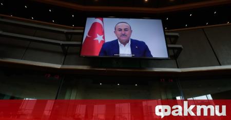 Външният министър на Турция говори пред Европейския парламент съобщи France