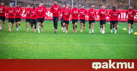 ЦСКА продължава интензивния си тренировъчен процес въпреки паузата в шампионата