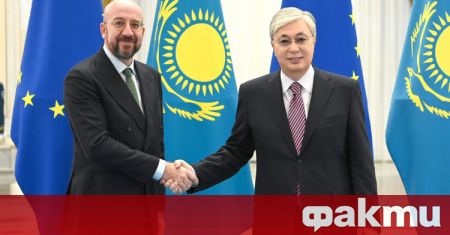 Касъм Жомарт Токаев проведе разговори с председателя на Европейския съвет Шарл