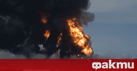 Смъртоносният пожар който пламна в голяма петролна база в Западна