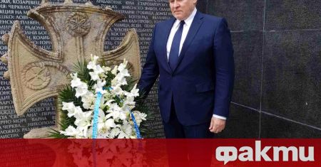 Председателят на СДС Румен Христов почете жертвите на комунистическия лагер