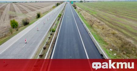Завърши ремонтът на 12 км от автомагистрала Тракия в платното