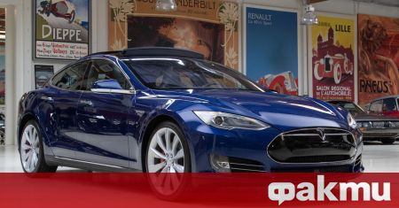 Джей Лено продава своята лична Tesla Model S чрез аукцион
