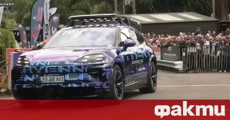 Маскиран прототип на предстоящото електрическо Porsche Cayenne наскоро направи значителна