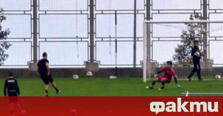 Кристиано Роналдо проведе самостоятелна тренировка на националния стадион в Мадейра