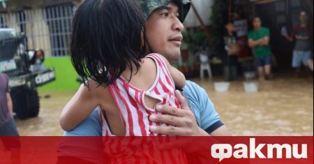 Броят на жертвите от наводненията и свлачищата, предизвикани от тропическата