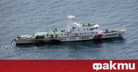Китайската брегова охрана патрулираше около контролираните от Япония острови в