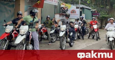 Виетнам една от страните с най високо съотношение на мотоциклети спрямо