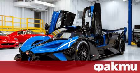 Bugatti Bolide съществува в изцяло свой собствен автомобилен ешелон и