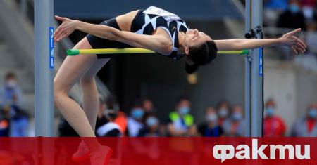 Руската атлетка Мария Ласицкене която е олимпийска шампионка в скока