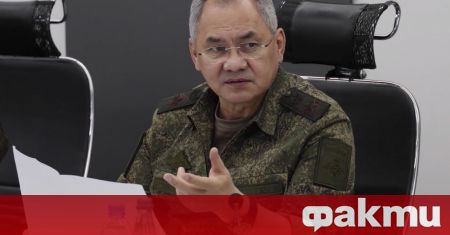 Министърът на отбраната Сергей Шойгу след обявяването на частична мобилизация