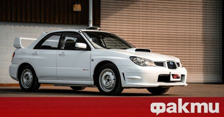 Интересна обява за бяло Subaru Impreza WRX STI от 2005
