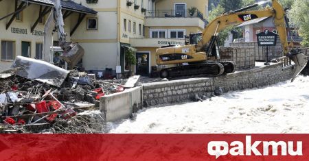Наводнения в Австрия откъснаха някои селища от света Поройни дъждове