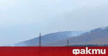Пожарът над военния полигон Ново село не е овладян окончателно,