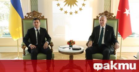 Турският президент Реджеп Ердоган и украинският му колега Володимир Зеленски