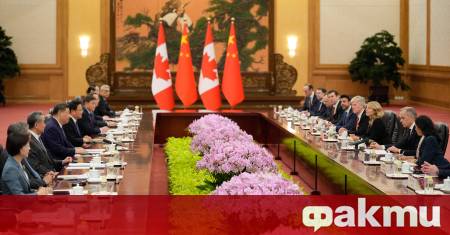 Китай и Канада трябва да развиват отношения основани на взаимно