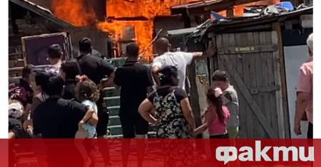 Голям пожар избухна в столичния квартал Факултета става ясно от
