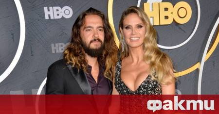 Моделът Хайди Клум беше заснета по време на ваканция на