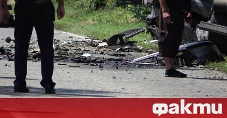 Пътнотранспортно произшествие с чуждестранен автомобил блокира частично трафика в Кресненското