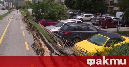 Подпорна стена се срути след проливните дъждове във Варна Вследствие