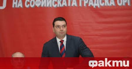 Калоян Паргов беше преизбран за председател на столичната организация на