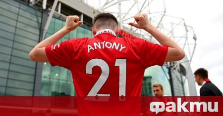 Крилото на Манчестър Юнайтед Антони имаше повече от мечтан дебют