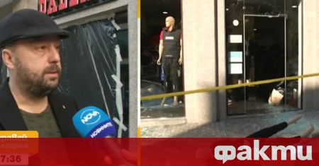 Погром в центъра на Велико Търново Маскиран мъж потроши магазин