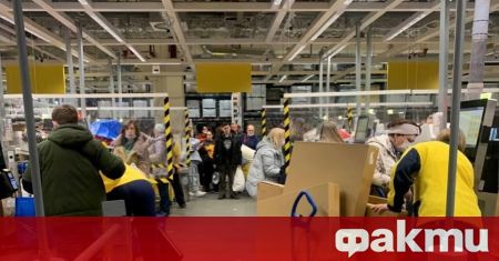 Шведската мебелна верига IKEA реши да затвори временно магазините си