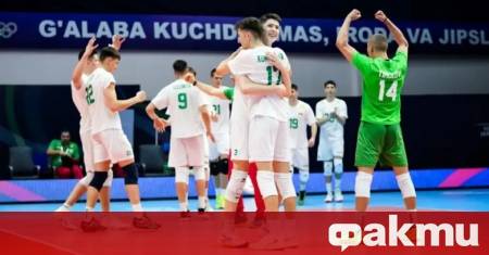 Волейболистите от националния отбор на България за юноши до 19