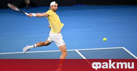 Най добрият български тенисист Григор Димитров се изкачи с две