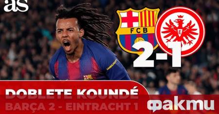 Барселона победи с 2 1 Айнтрахт Франкфурт и вече е