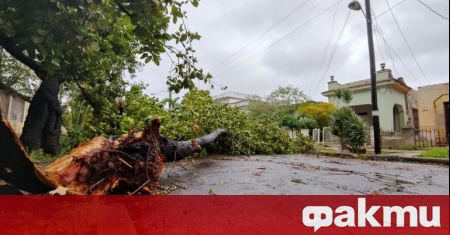 Ураганът Джулия удари бреговете на Никарагуа Данни от сателити и