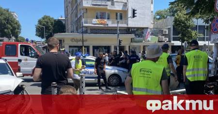 Катастрофа е станала днес в центъра на Варна Инцидентът е