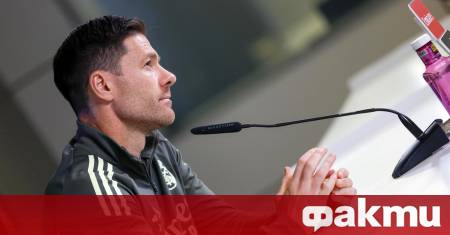 Наставникът на Реал Мадрид Шаби Алонсо говори пред медиите