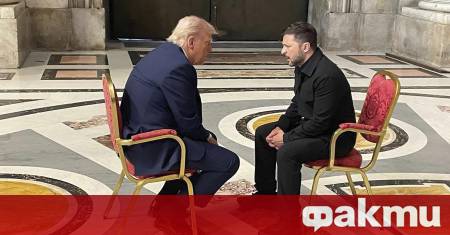 Украинският президент Володимир Зеленски заяви че кратката му среща с