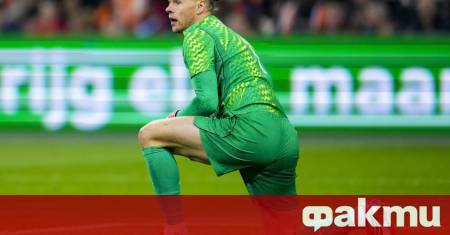 Вратарят на Норвегия Йоран Ниланд се превърна в главния герой