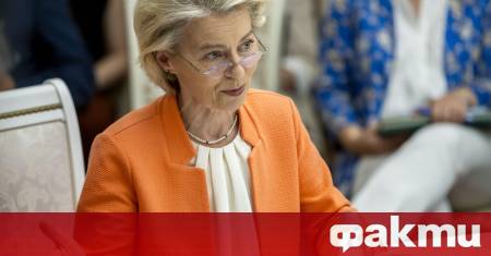 Председателят на Европейската комисия Урсула фон дер Лайен и президентът