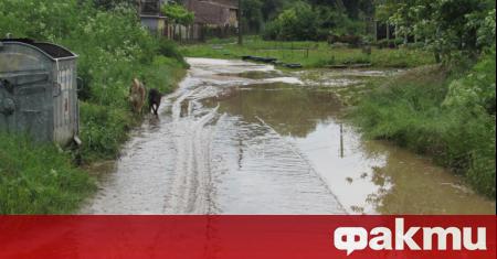 Частично бедствено положение бе обявено вчера в община Ветрино Причината са