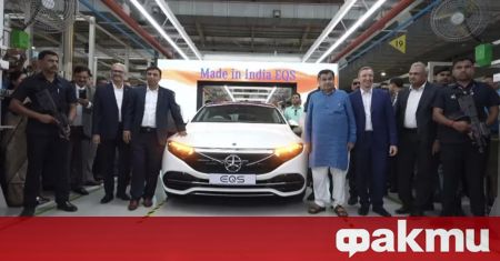 Заводът на Mercedes в Индия се превърна в първото място