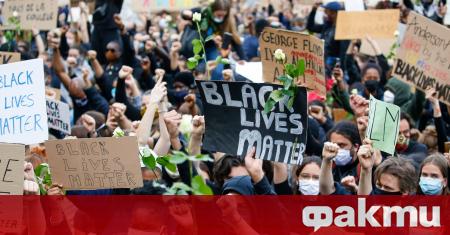 Протестът срещу расизма в Брюксел завърши със сблъсъци с полицията