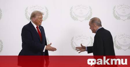 Турският президент Реджеп Тайип Ердоган и президентът на САЩ Доналд